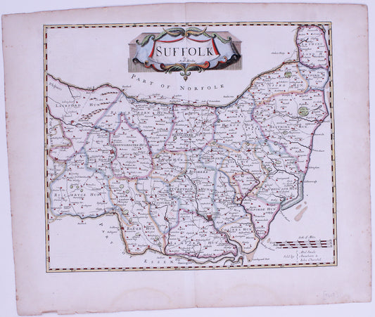 Morden's Map of Suffolk