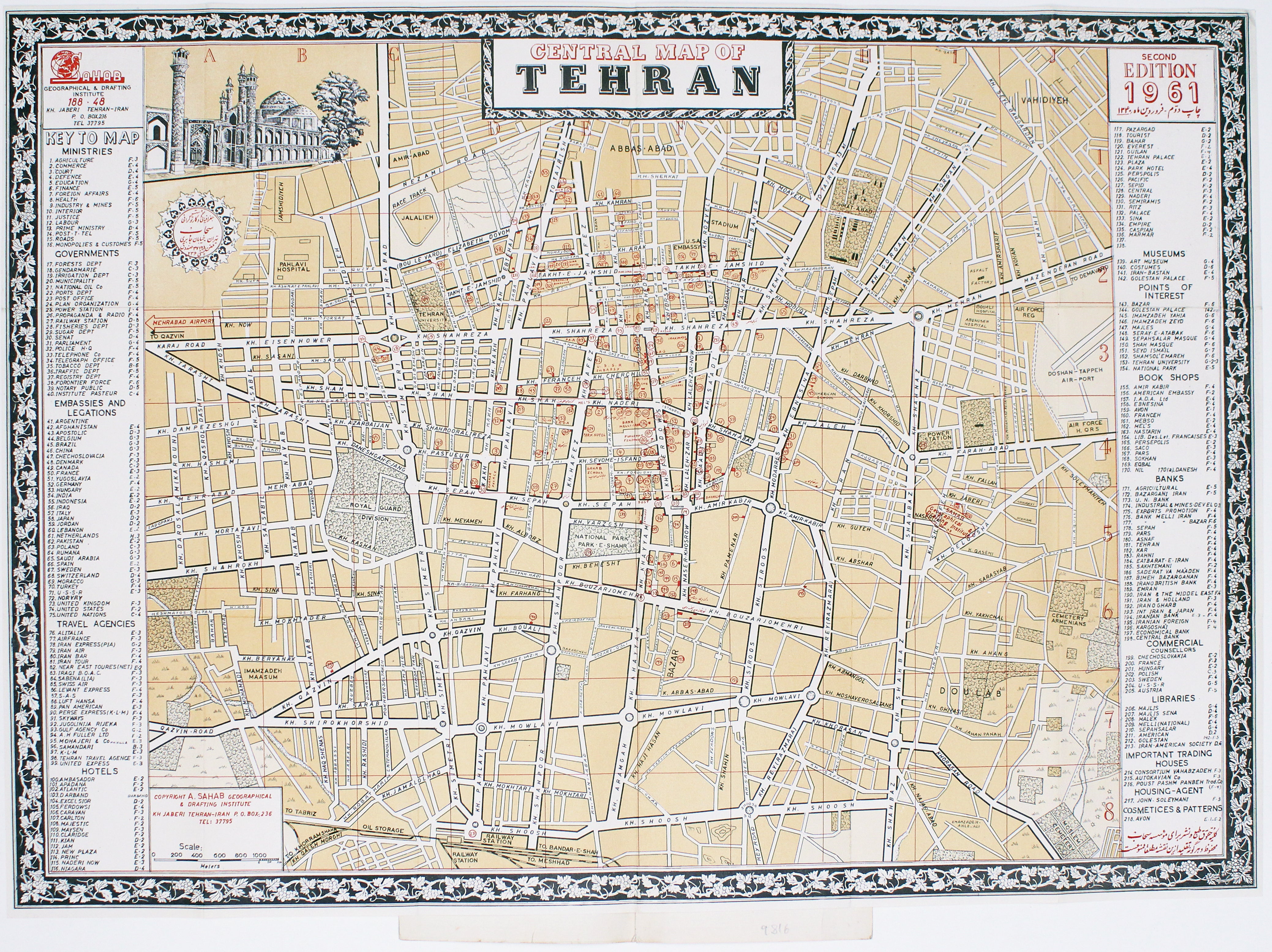 Sahab's Map of Tehran