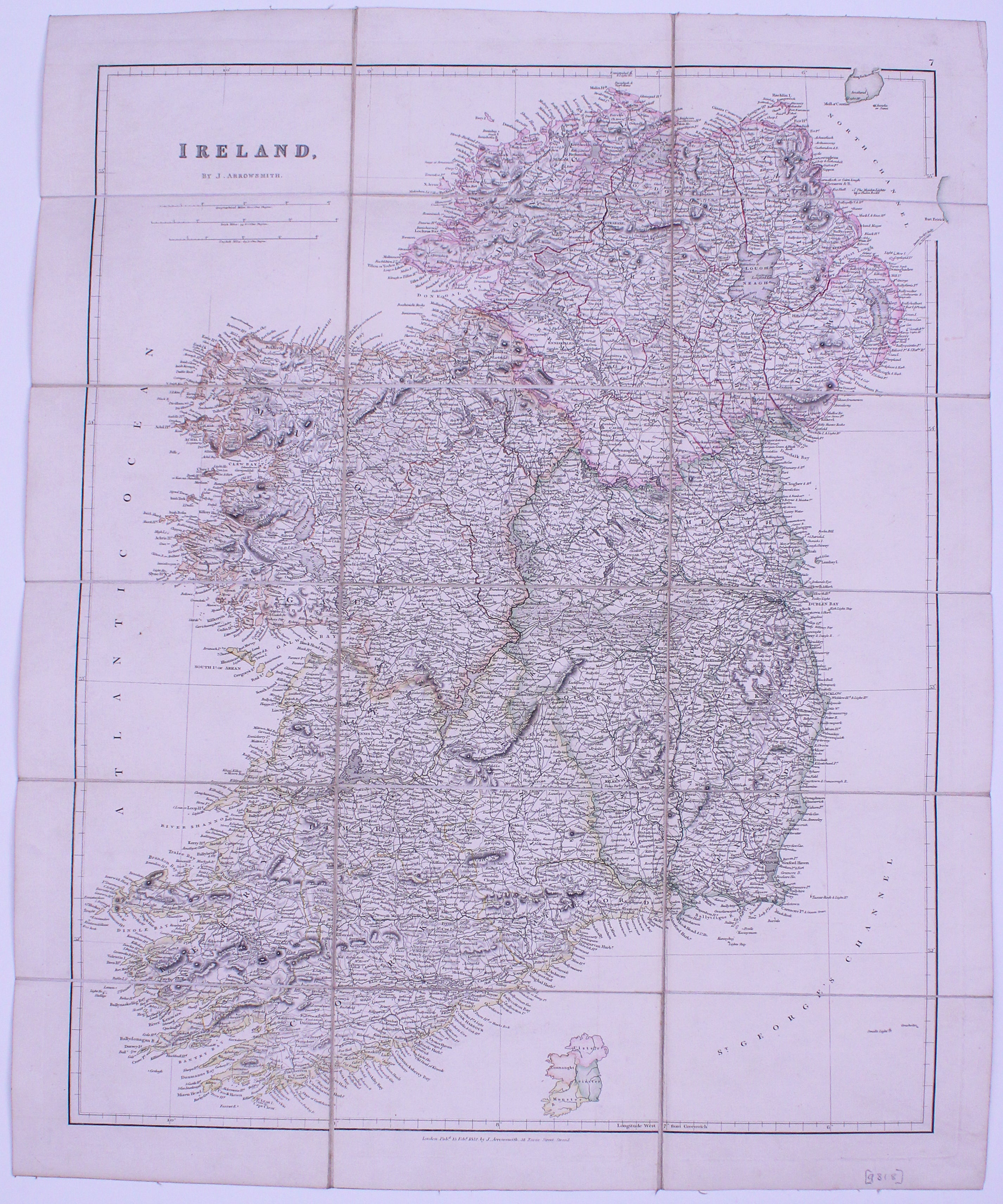Arrowsmith's Map of Ireland