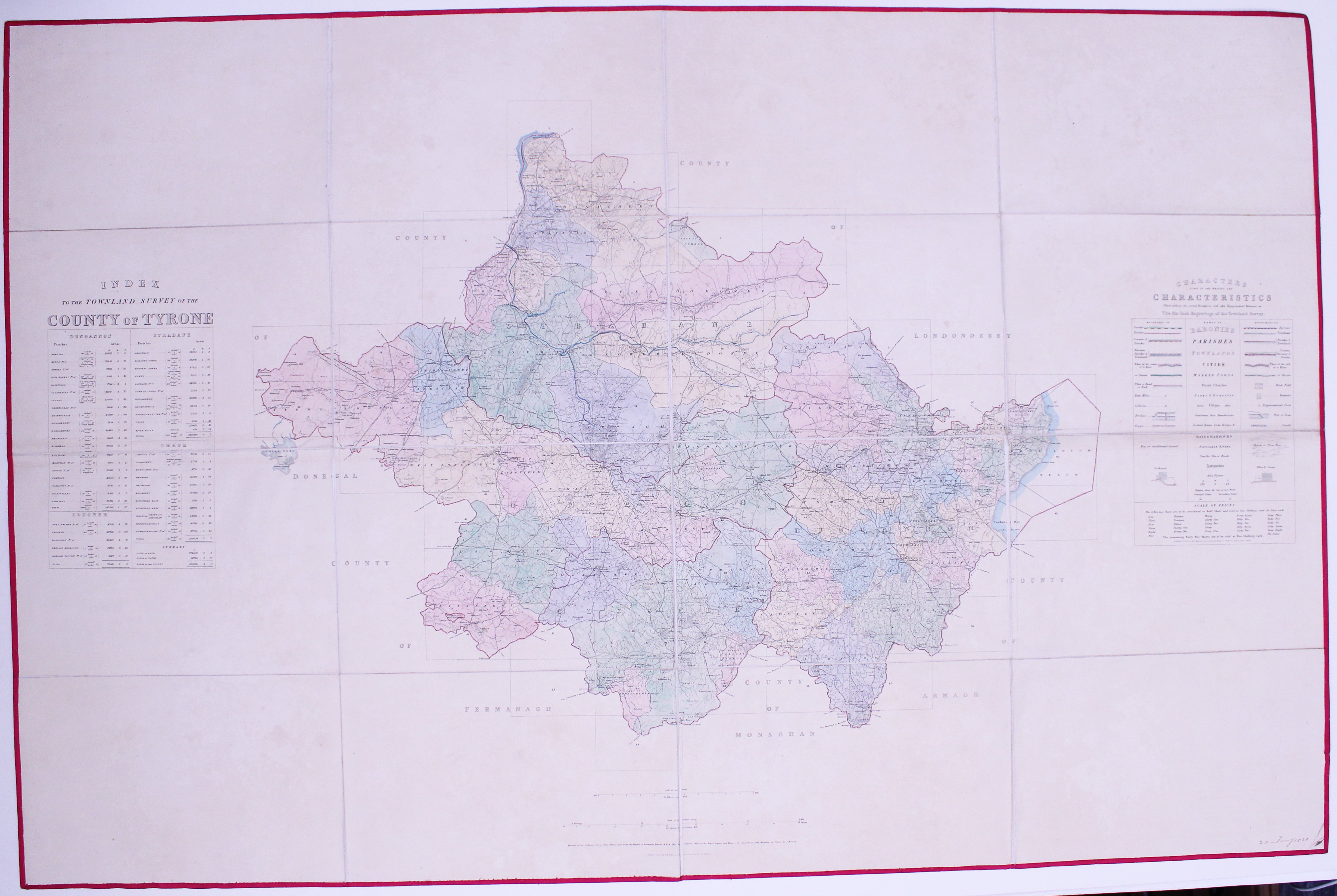 Index Map to the Townland Survey of the County of Tyrone