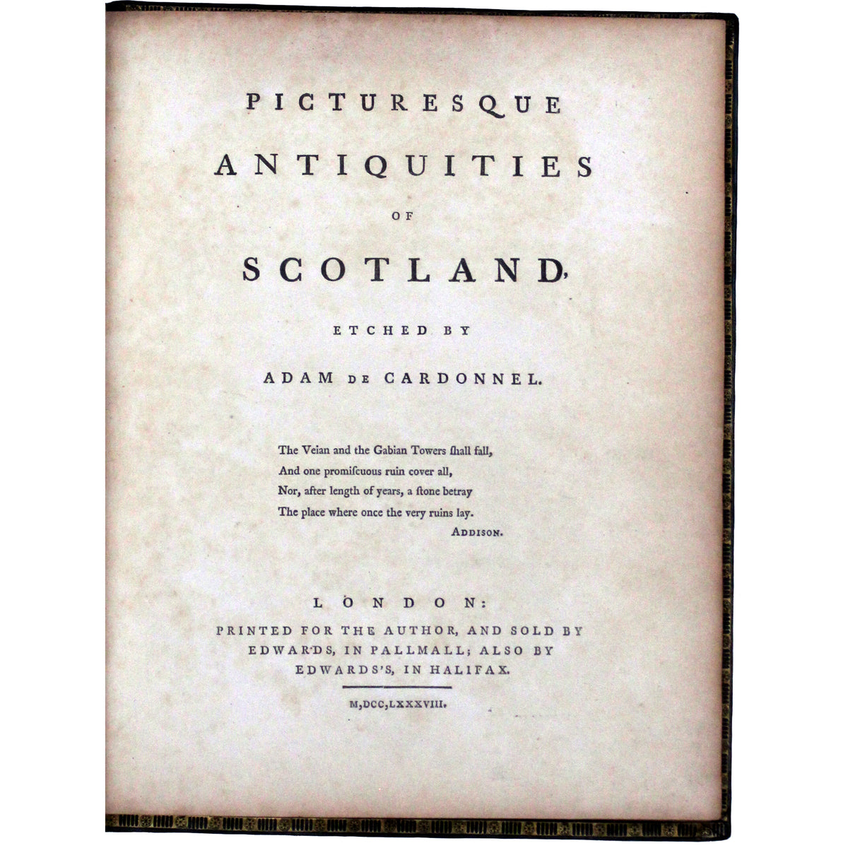 Cardonnel's Antiquities of Scotland