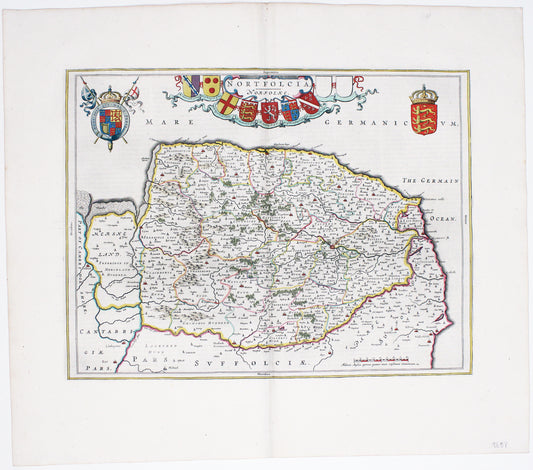 Blaeu's Map of Norfolk
