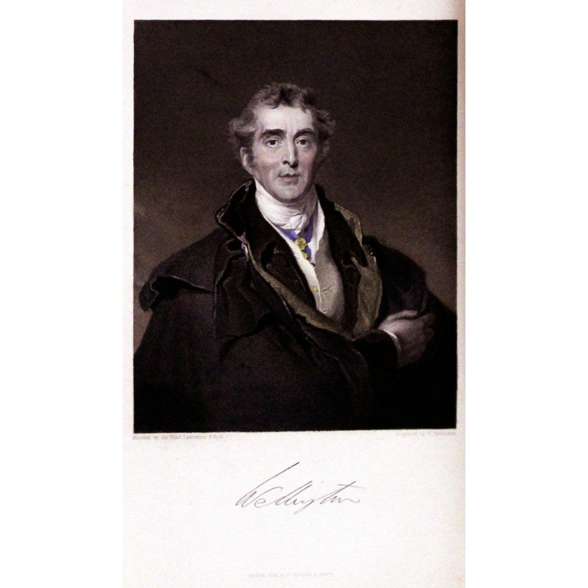 Presentation copy of Batty's account of the Waterloo campaign