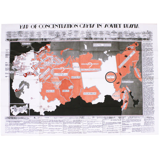 First Map of the Soviet Gulags