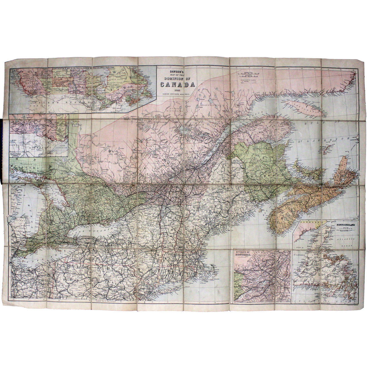 Dawson's Map of the Dominion of Canada