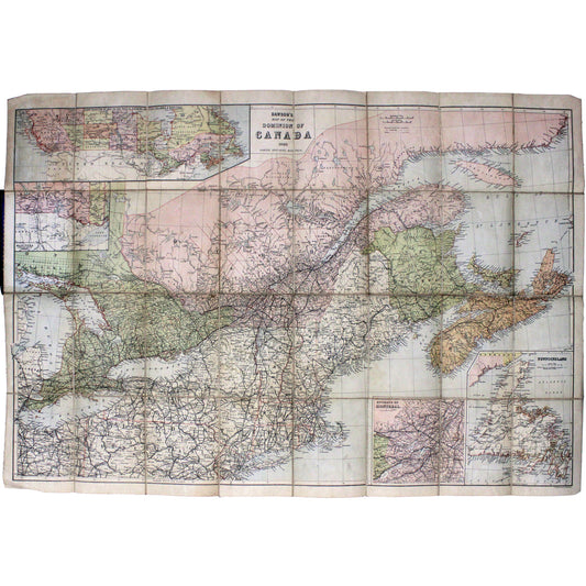 Dawson's Map of the Dominion of Canada