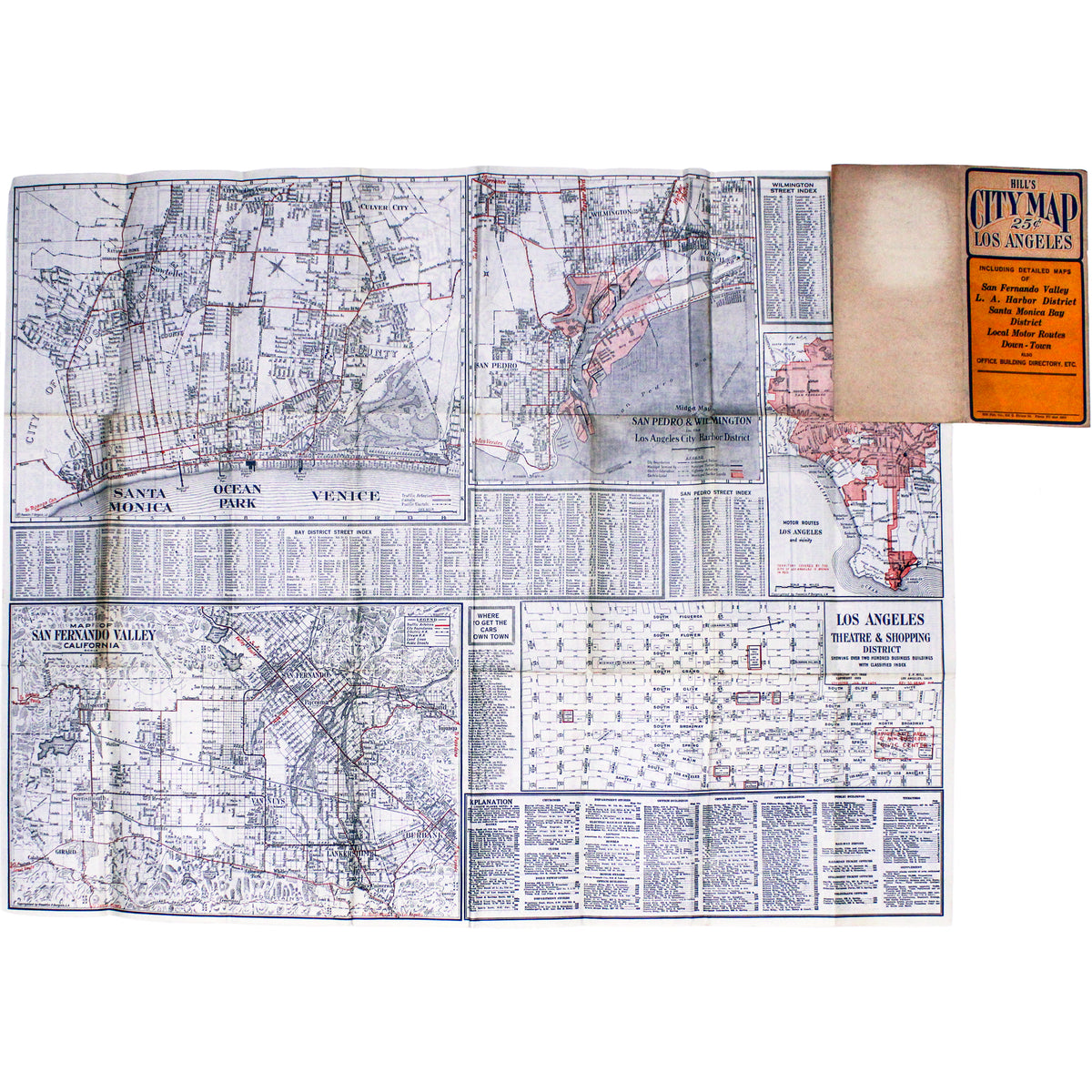 Hill's Map of Los Angeles