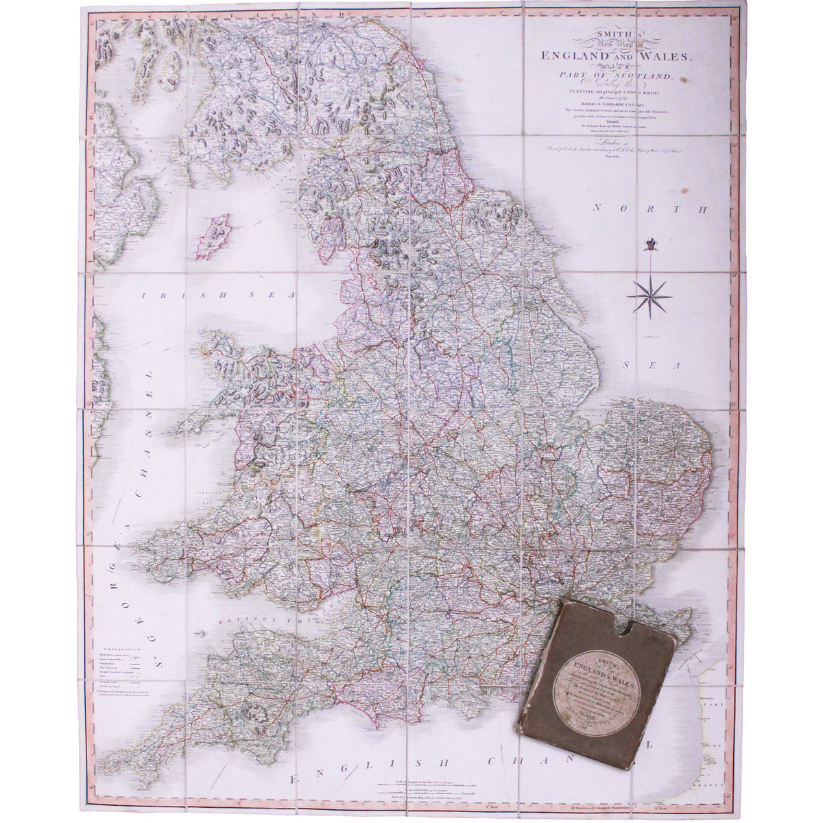 Smith's New Map of England and Wales