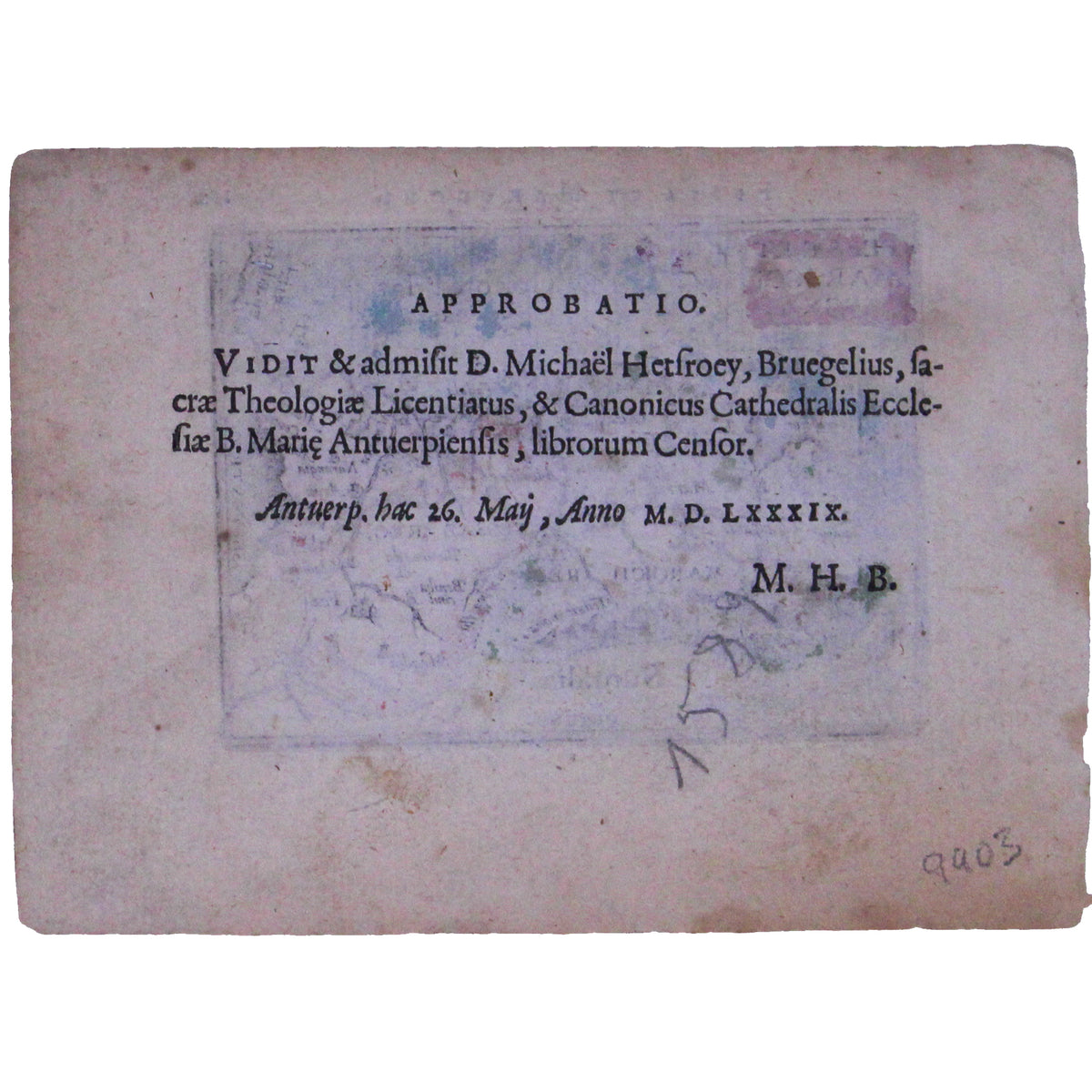 Ortelius' Miniature Epitome Map of Morocco