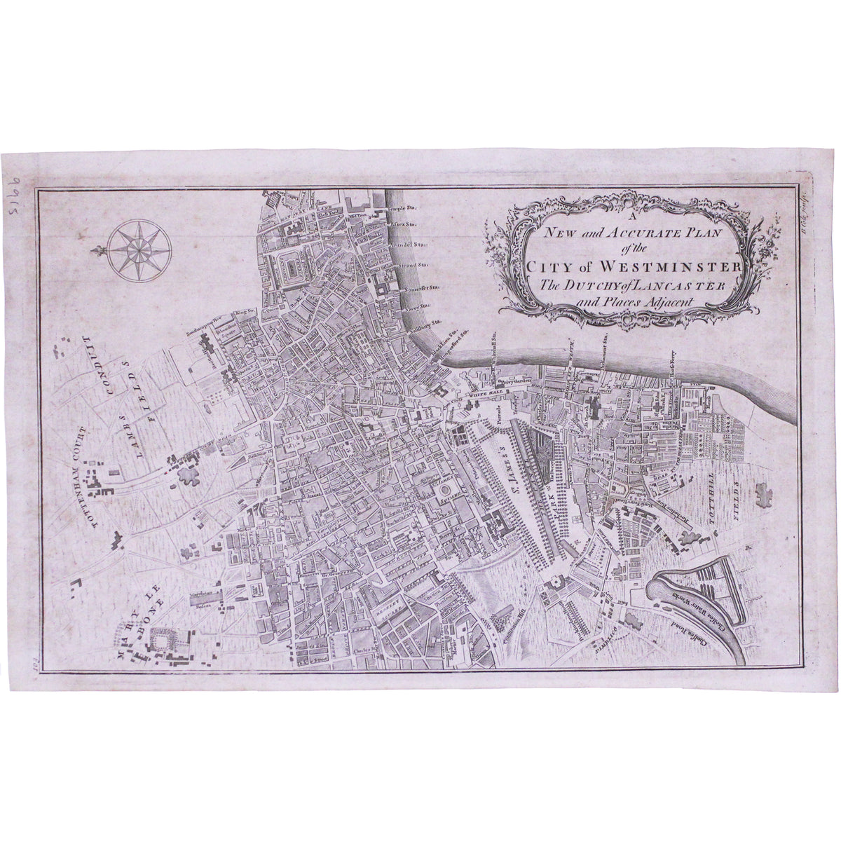 Maitland's Ward Plan of Westminster