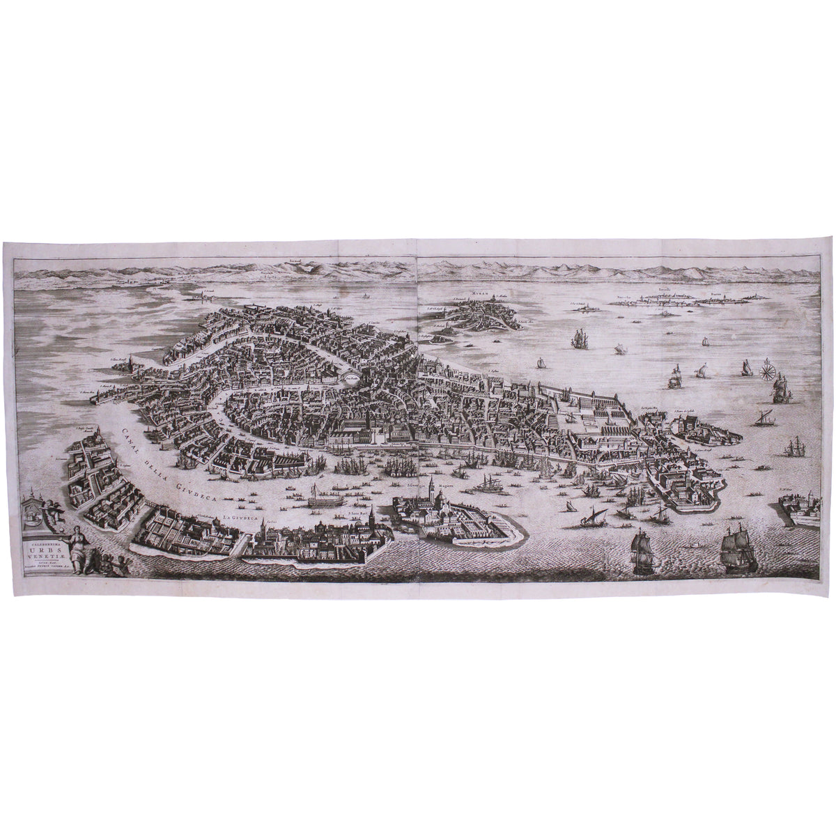 Van der Aa's Bird's-Eye Plan of Venice