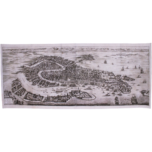 Van der Aa's Bird's-Eye Plan of Venice
