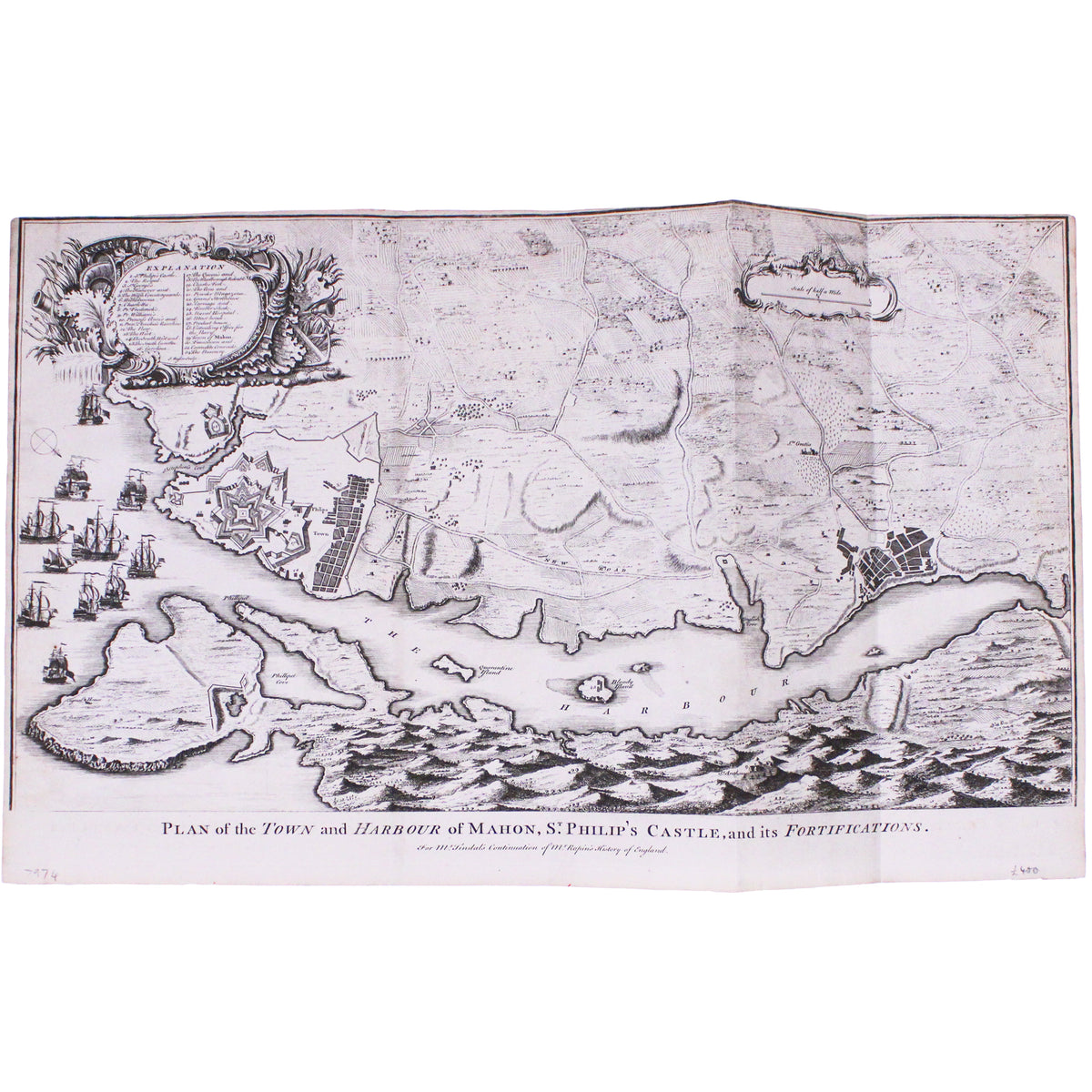 Rapin's Map of Port Mahon