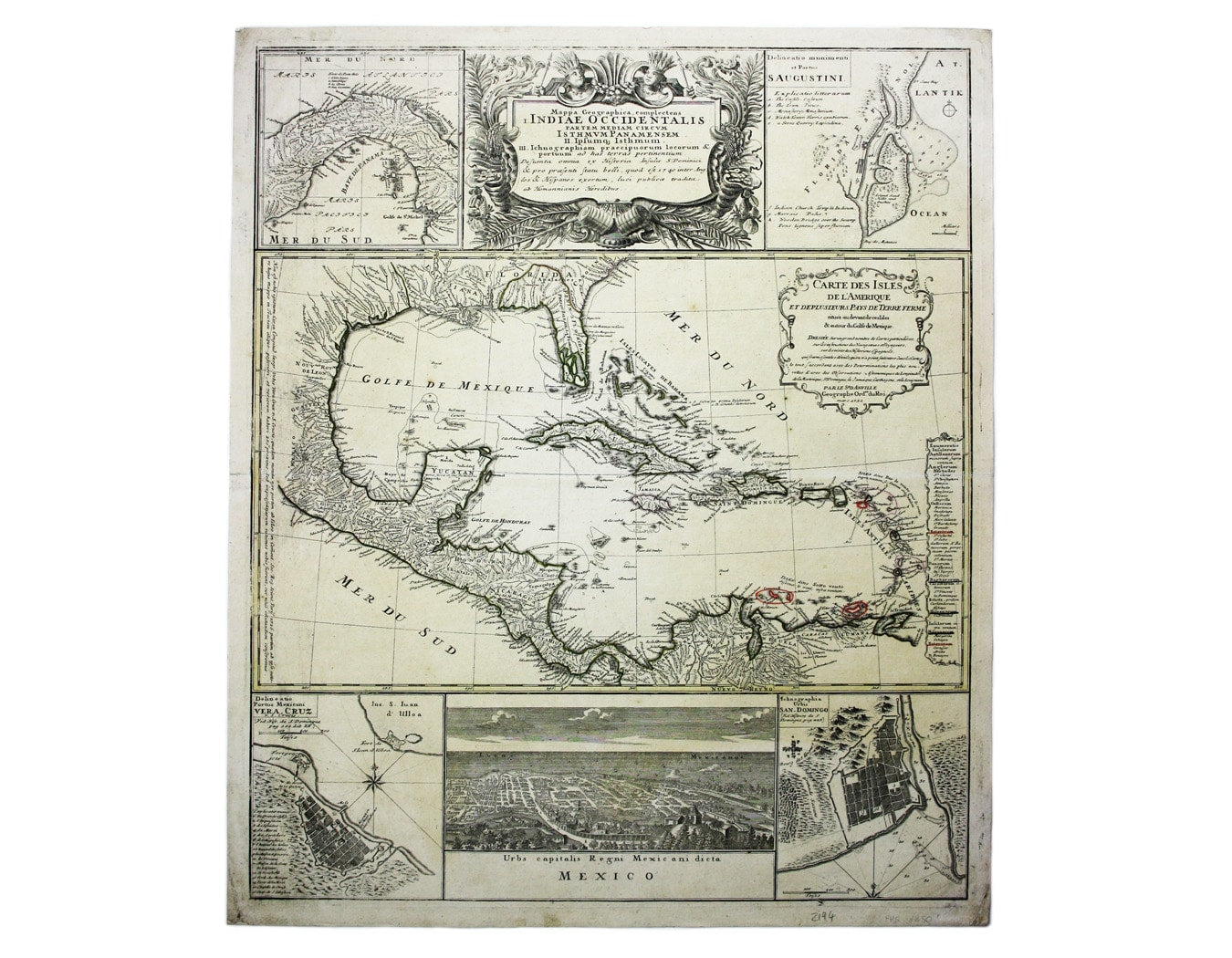 Homann Heirs’ Map of the Caribbean & Central America