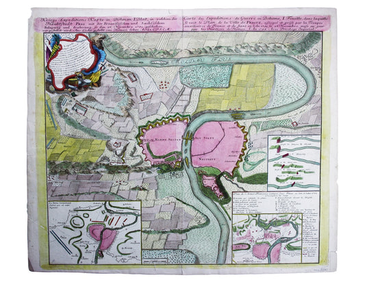 Homann Heirs’ Plan of the Siege of Prague