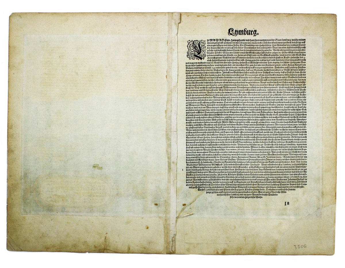 Braun & Hogenberg’s Limbourg