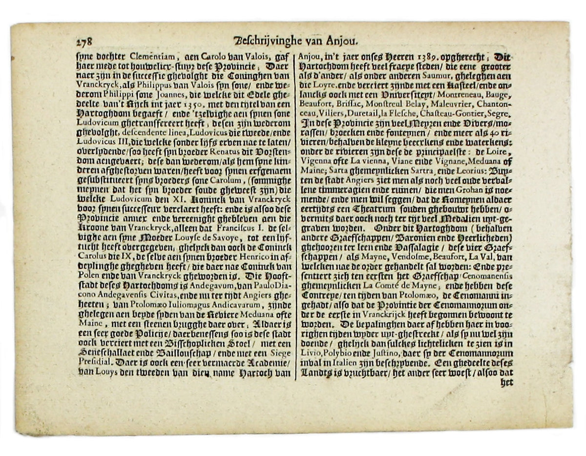Mercator’s Anjou