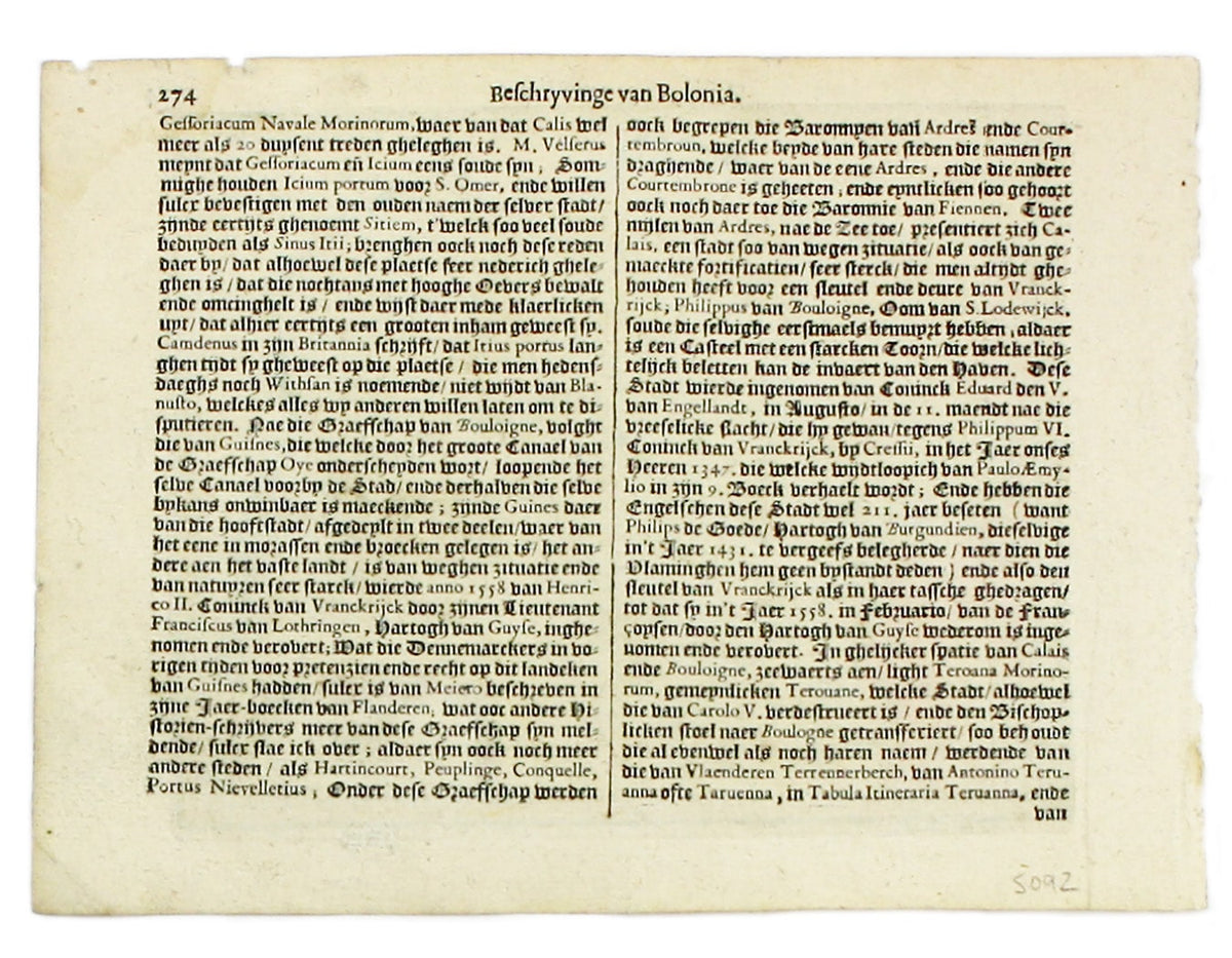 Mercator’s Pays Boulonnais & Guînes