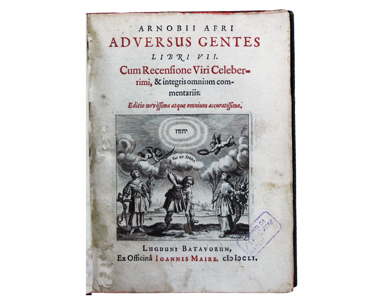 Arnobius’ Adversus Gentes