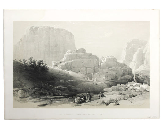 Acropolis, Lower End of the Valley of Petra