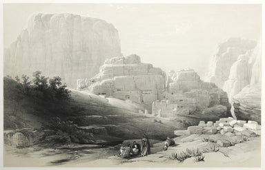 Acropolis, Lower End of the Valley of Petra