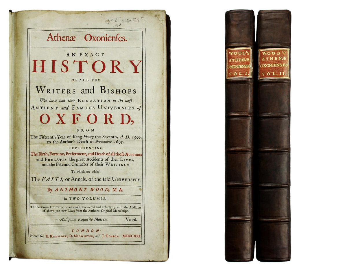 Wood’s Biographical Dictionary of Oxford Alumni