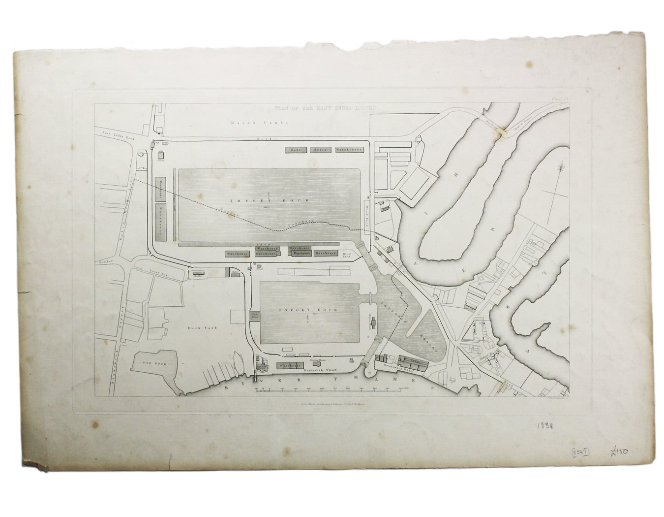 Simm’s Plan of the East India Docks