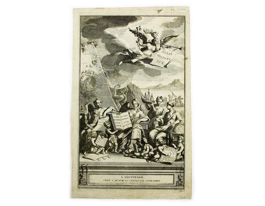 Title Page for the first volume of Chatelain’s Atlas Historique