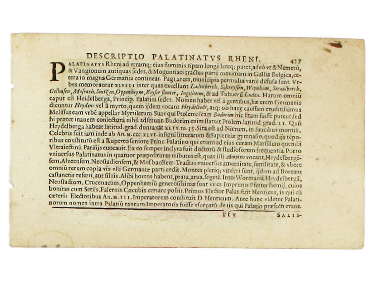 Bertius’ Miniature Salzburg & Carinthia