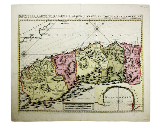 Ottens’ Map of Algeria