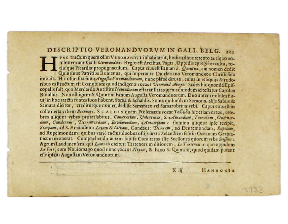Bertius’ Miniature Hainault