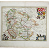 Janssonius’ Map of Herefordshire