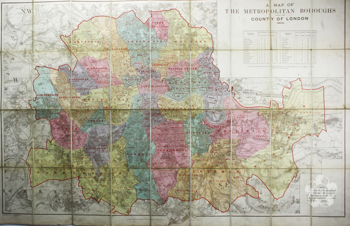 Stanford’s Khaki Election Map of London