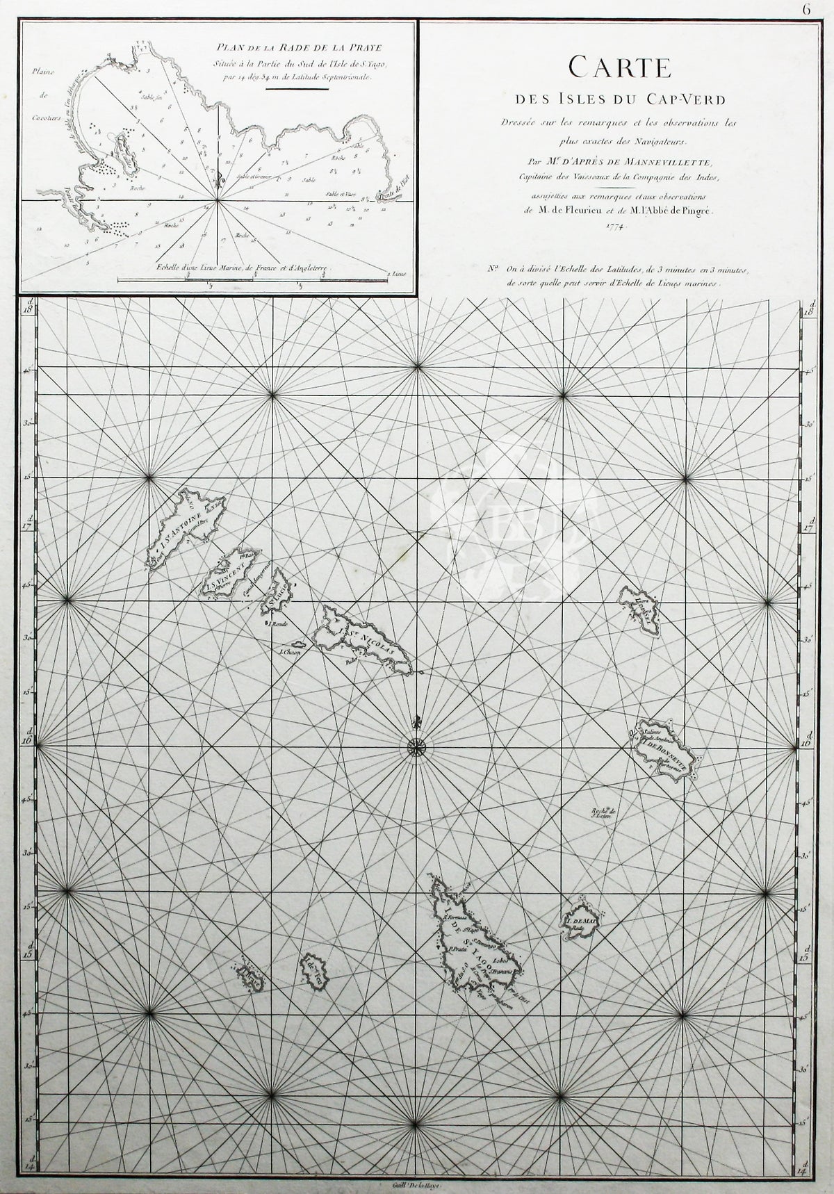 Mannevillette’s Cape Verde Islands