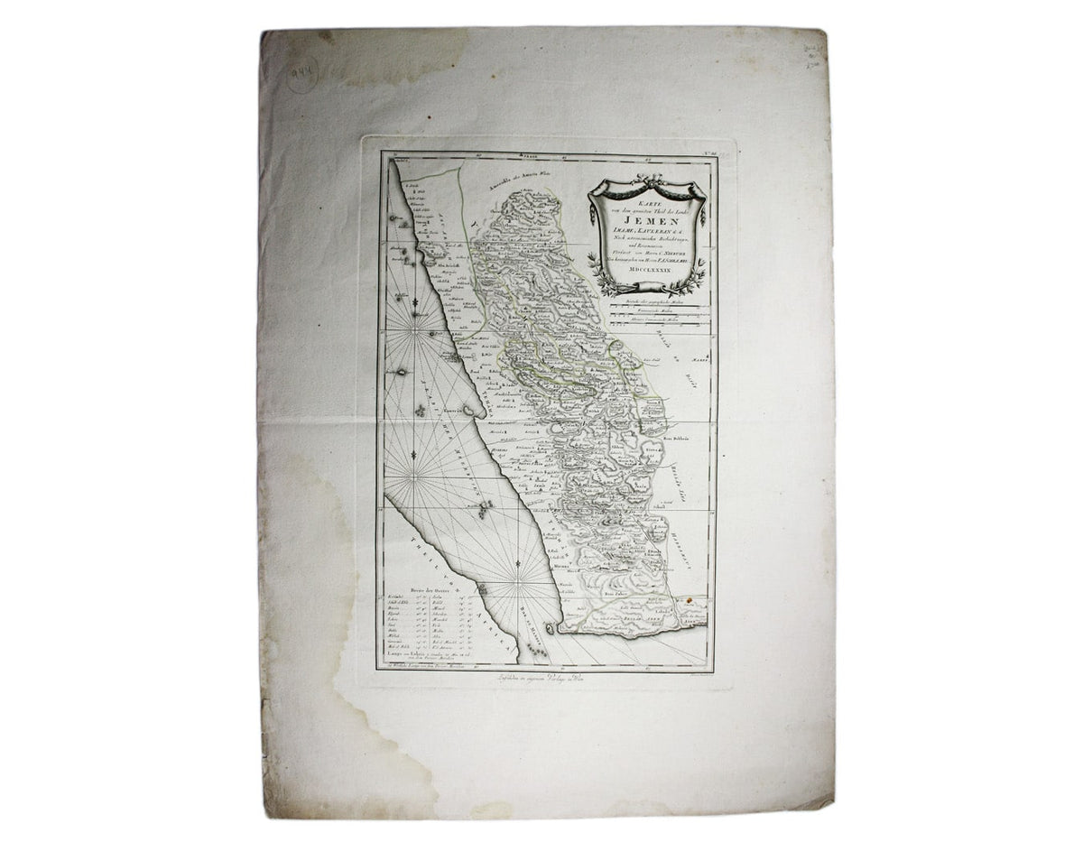 Schraembl’s Map of Yemen