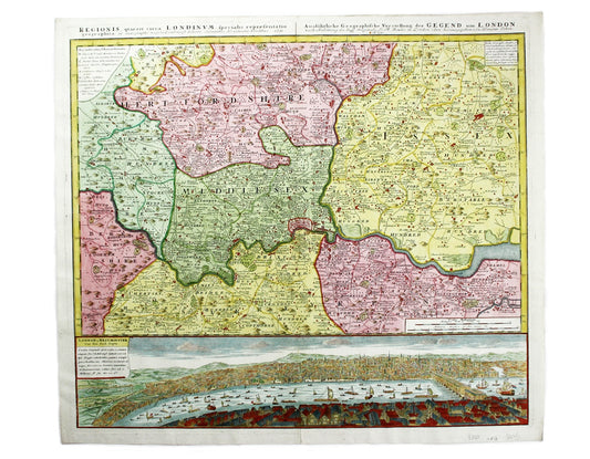 Homann Heirs’ Environs of London
