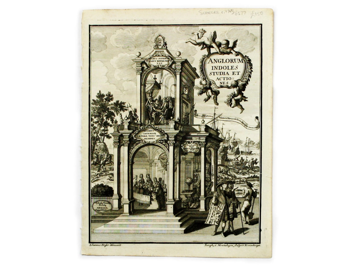 Title Page for Scherer’s Atlas Marianus