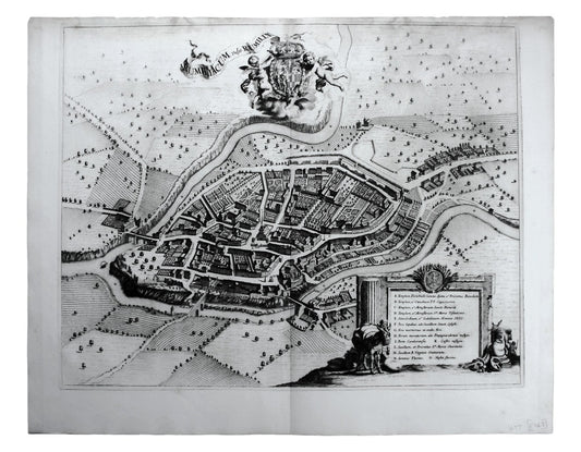 Blaeu’s Plan of Rumilly in Haute-Savoie