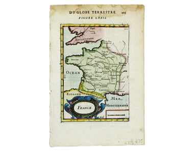 Mallet’s map of France
