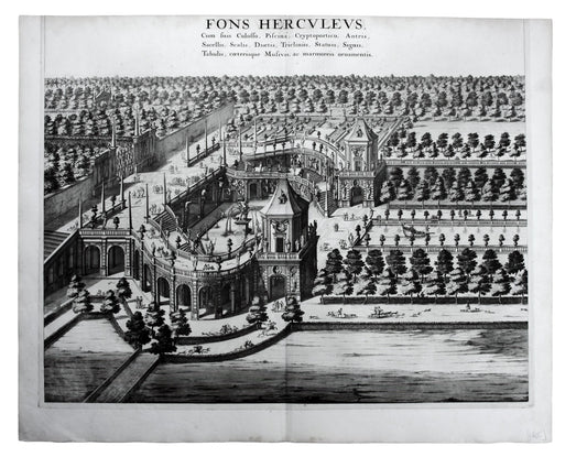 Blaeu's Fountain of Hercules at the Palace of Venaria
