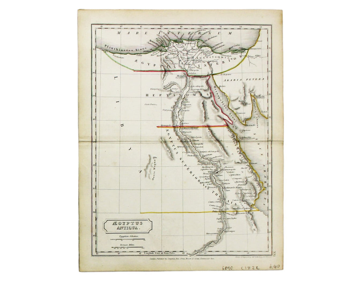 Butler’s Map of Ancient Egypt