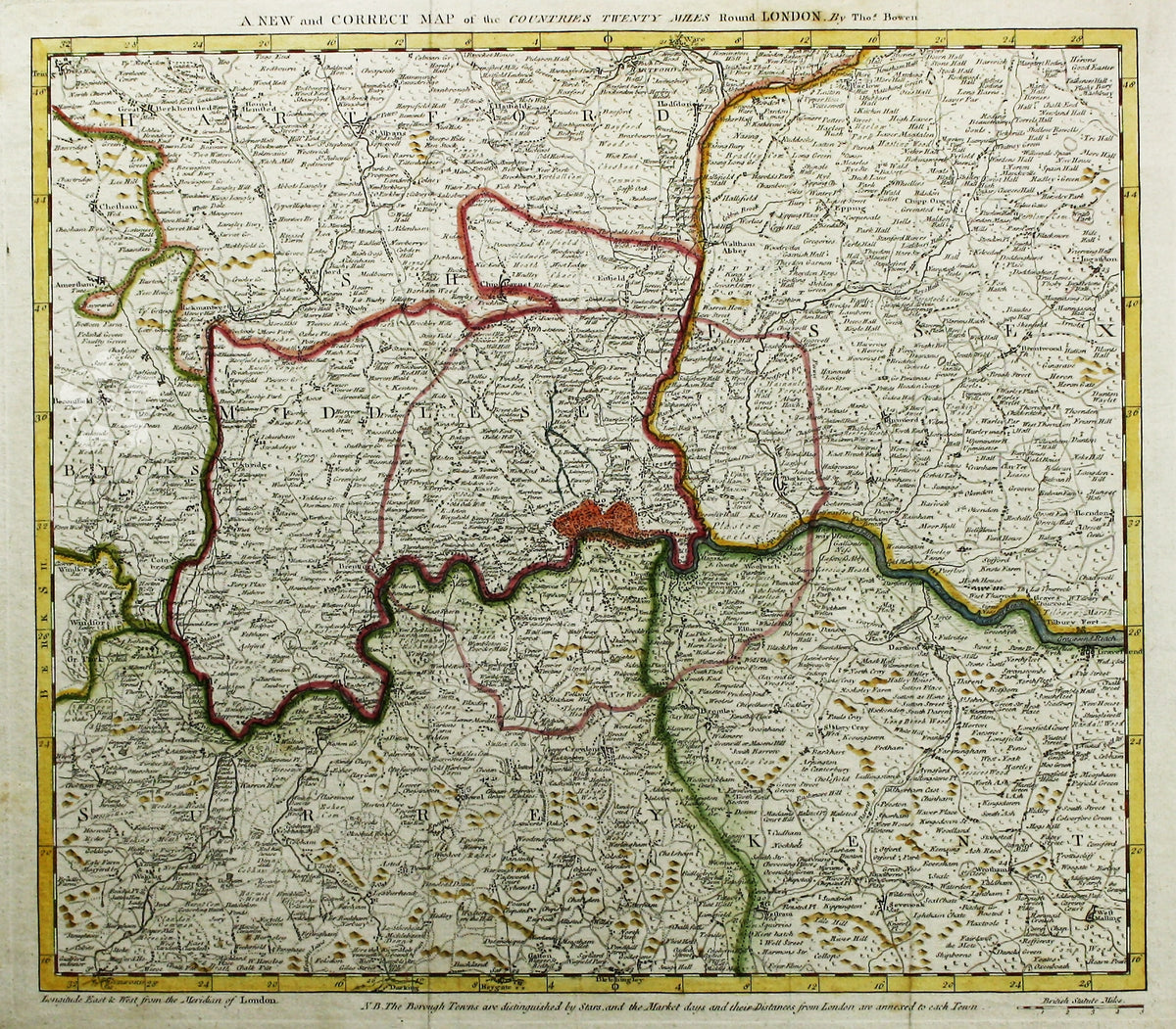 Bowen’s 20 Miles Around London