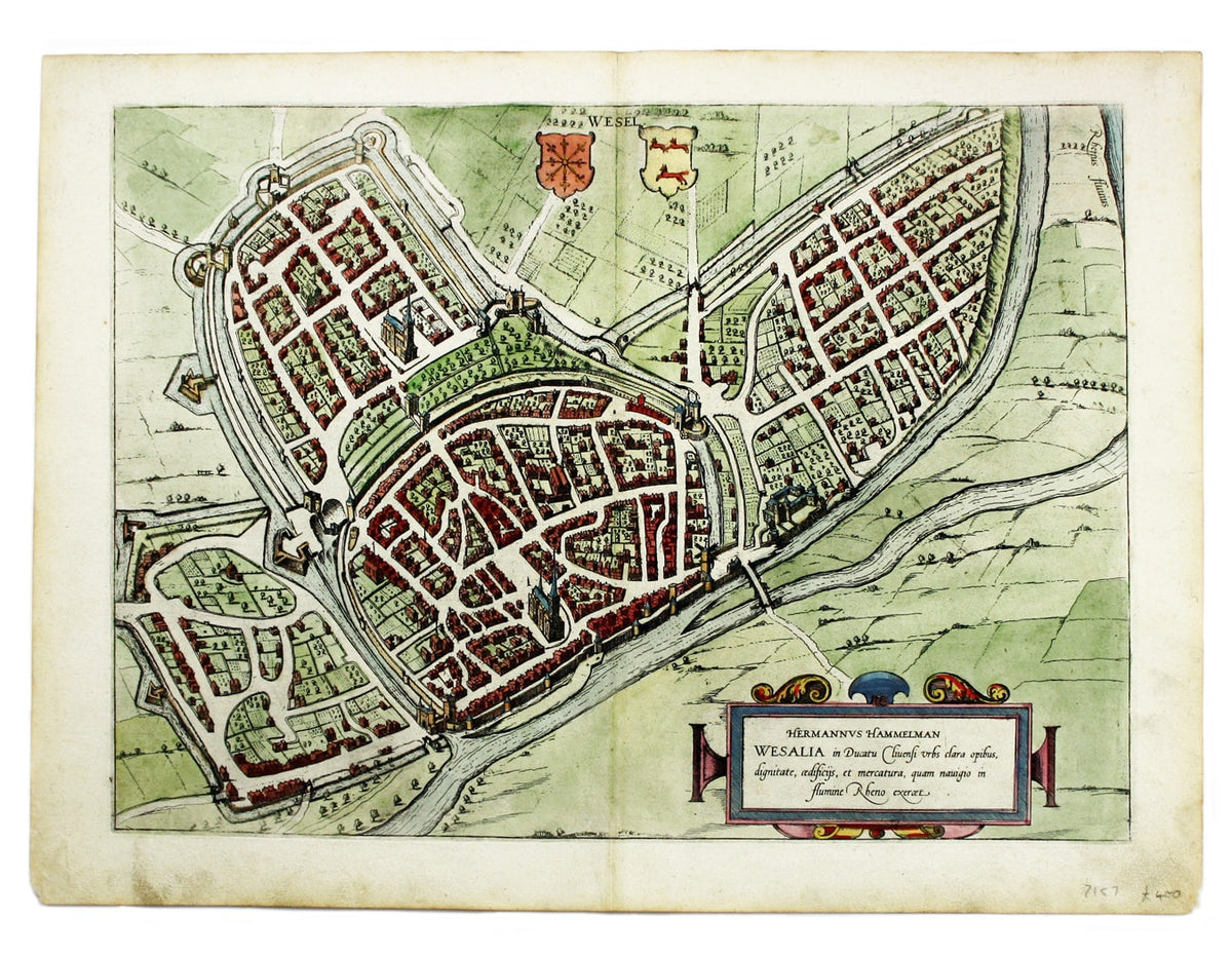 Braun & Hogenberg’s Wesel