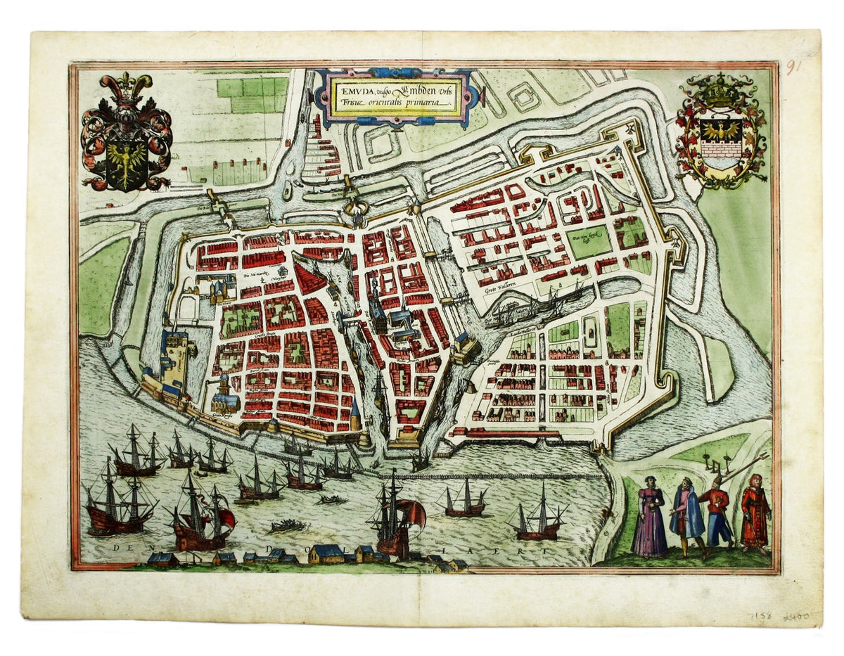 Braun & Hogenberg’s Emden