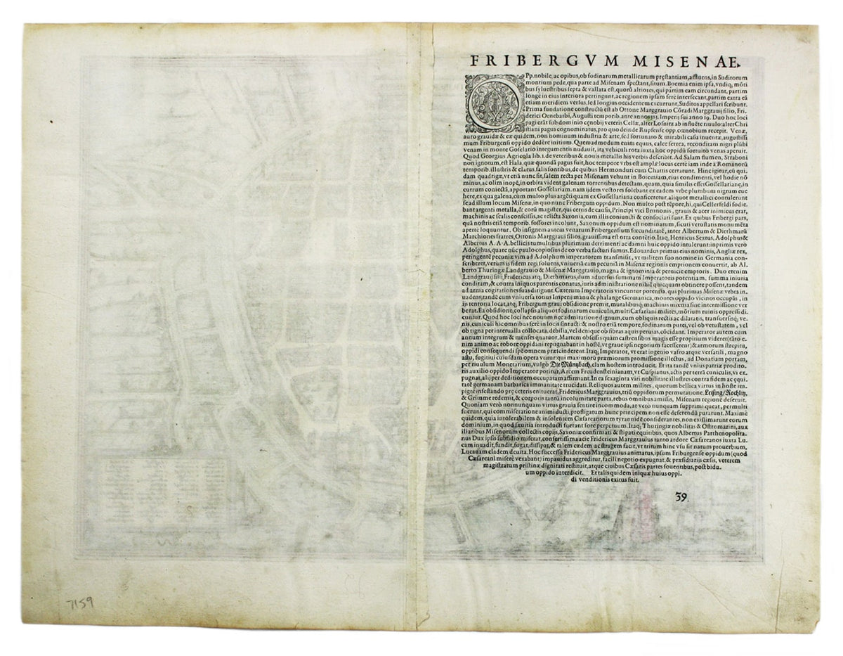 Braun & Hogenberg’s Freiberg