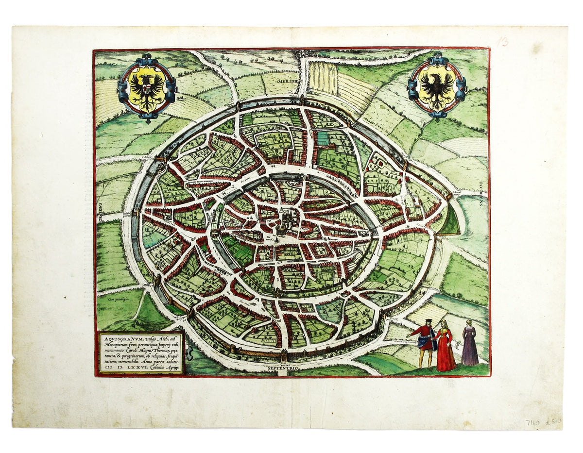 Braun & Hogenberg’s Plan of Aachen