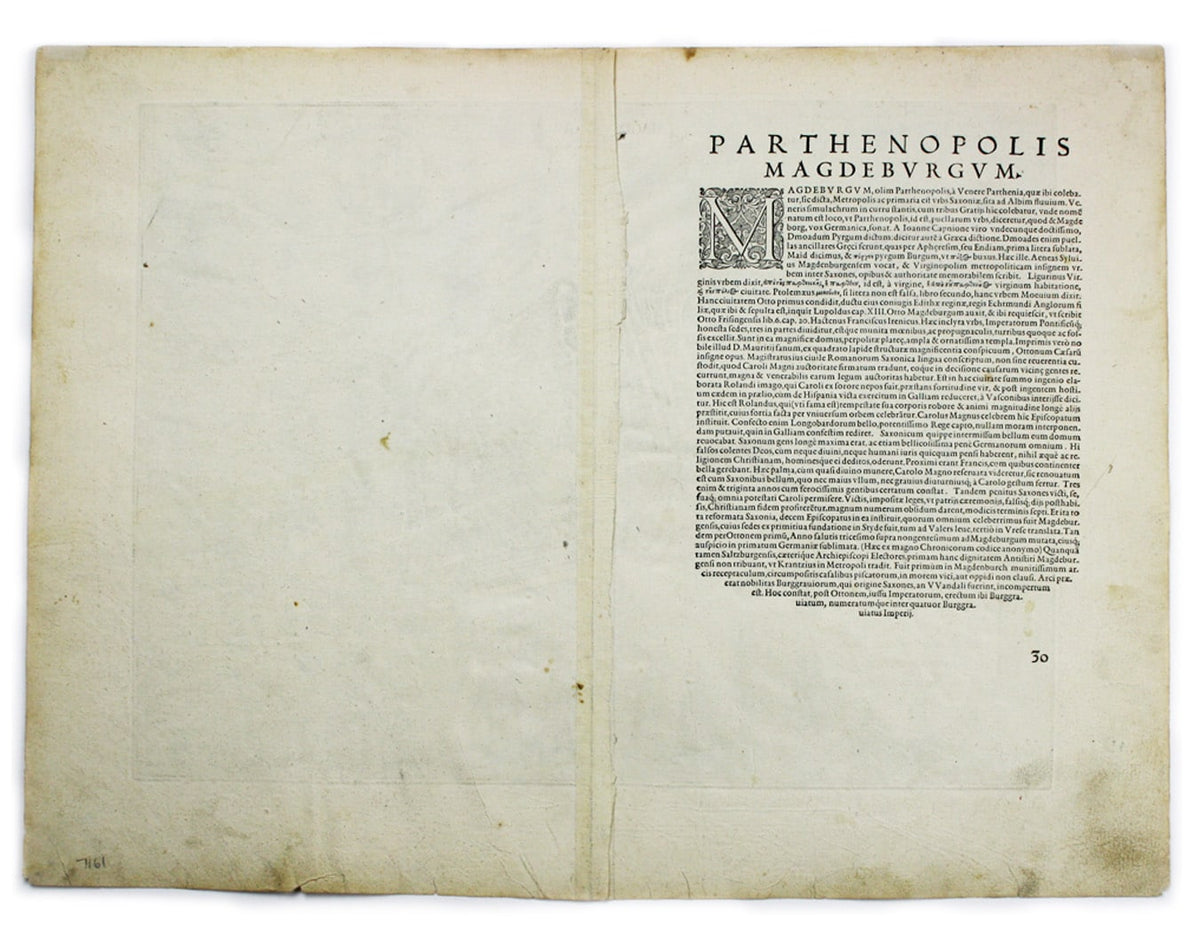 Braun & Hogenberg’s Magdeburg