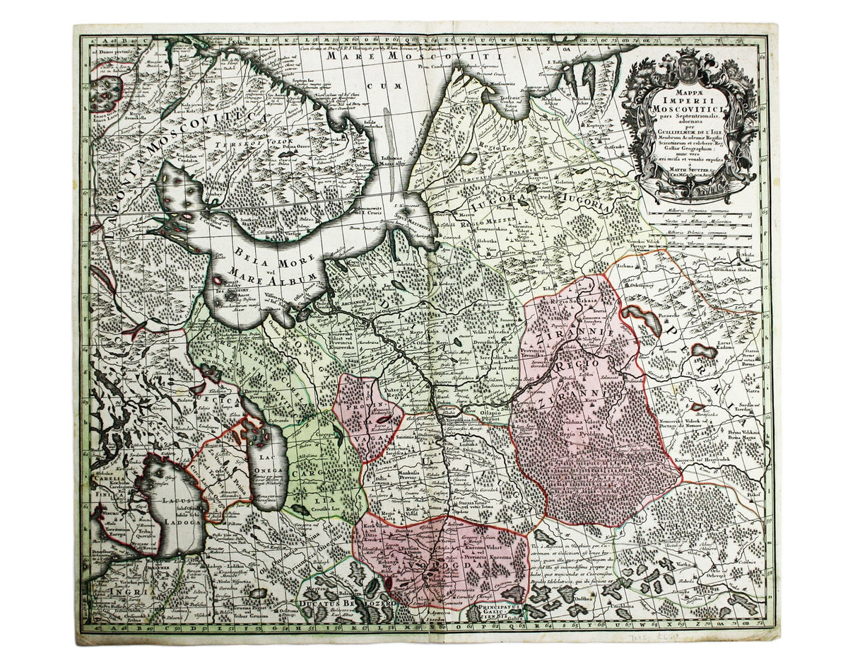 Seutter’s Map of Muscovy