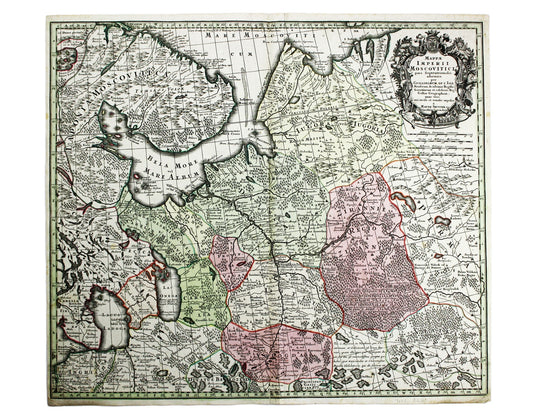 Seutter’s Map of Muscovy