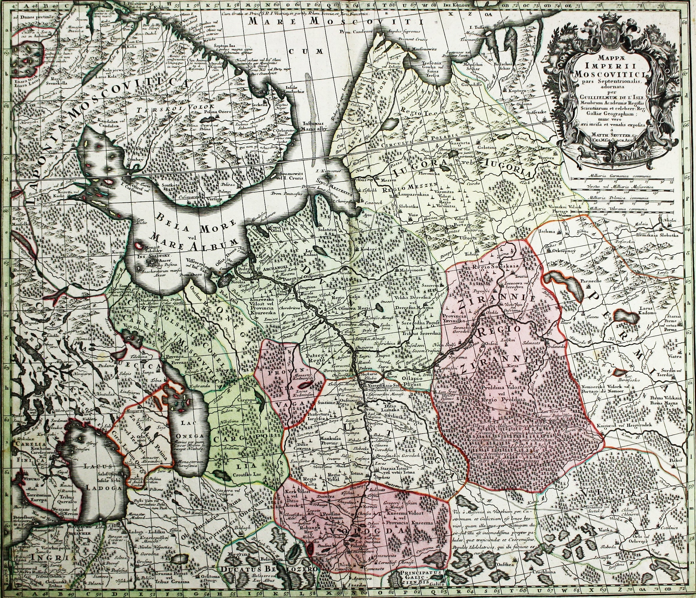 Seutter’s Map of Muscovy